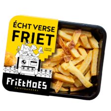 Friethoes verse friet met schil